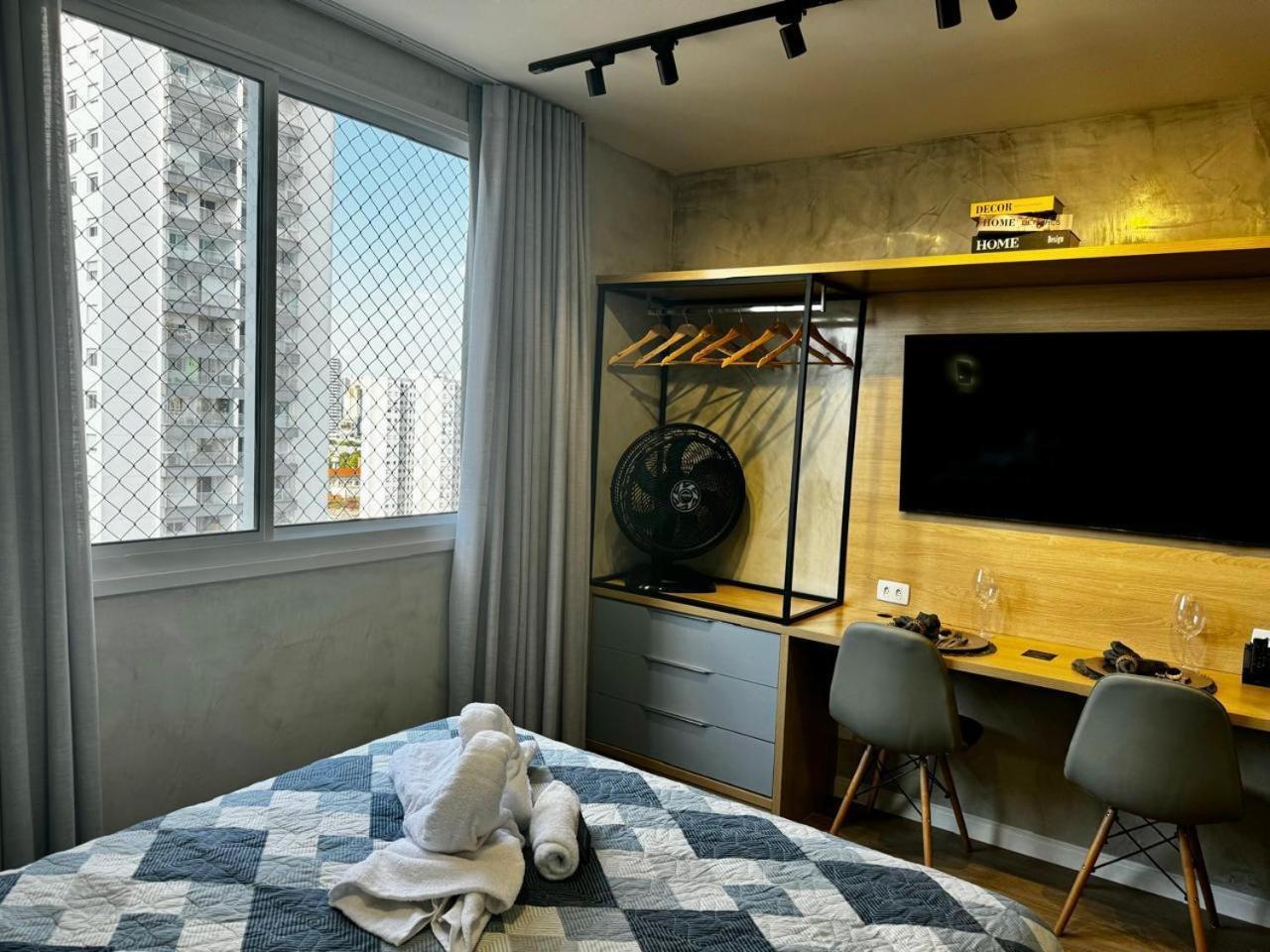 Charmoso Studio No Bras Com Piscina - Metro Bras Sao Paulo Dış mekan fotoğraf